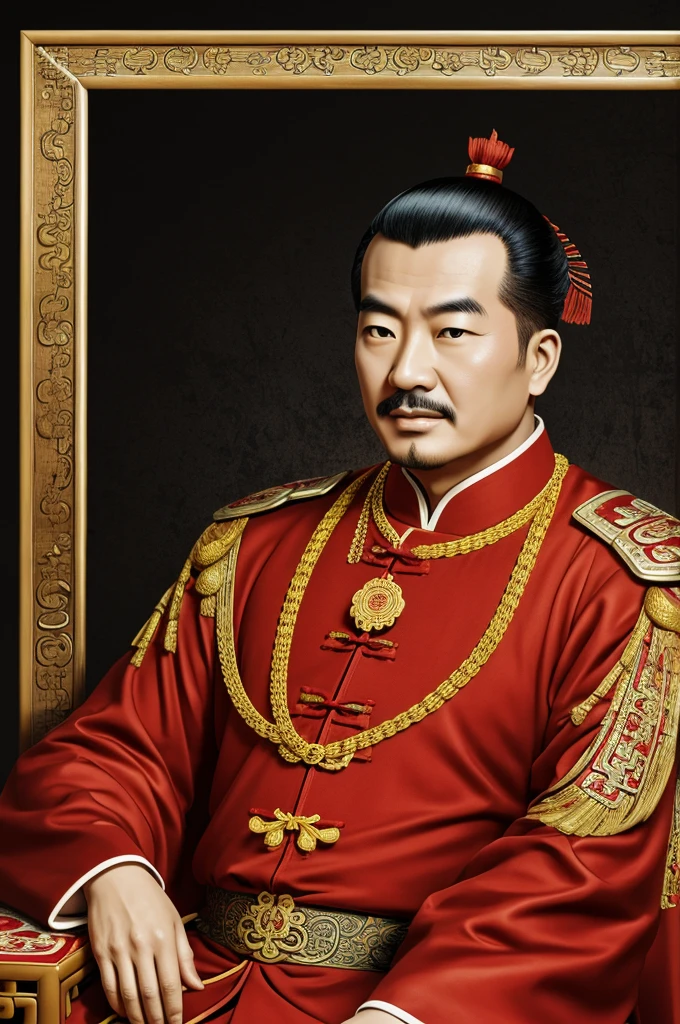 Cartoon image of Chinese nobleman