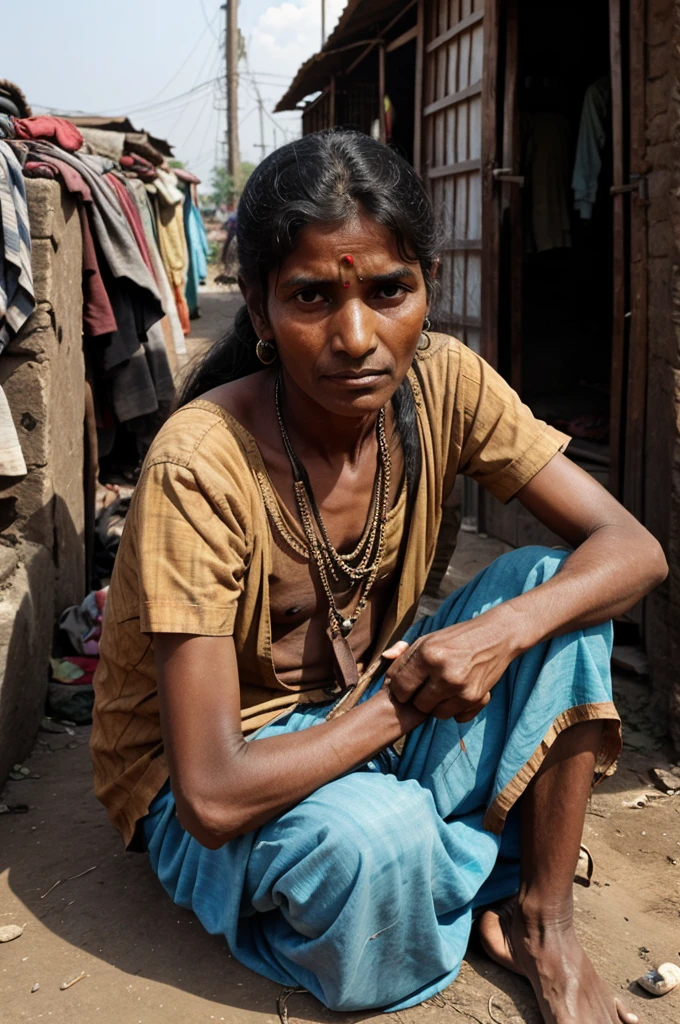 Very poor people in India