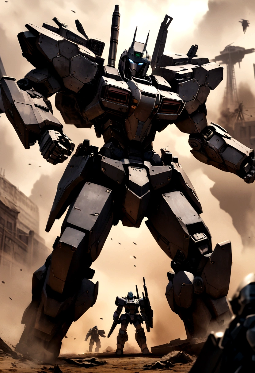 Armored Core,Black Machine,battle,robot,TRPG Standing Picture,Standing picture material,background through