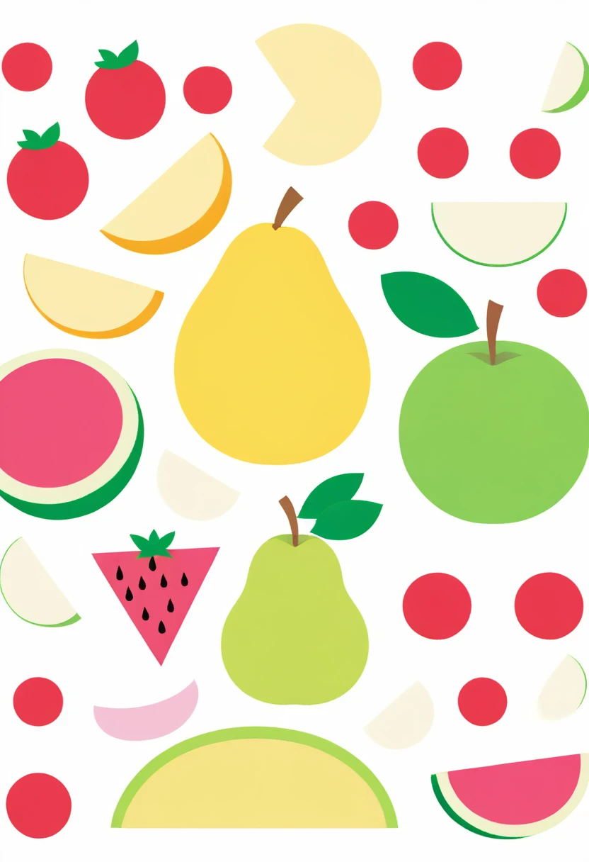 Fruit Sticker collage