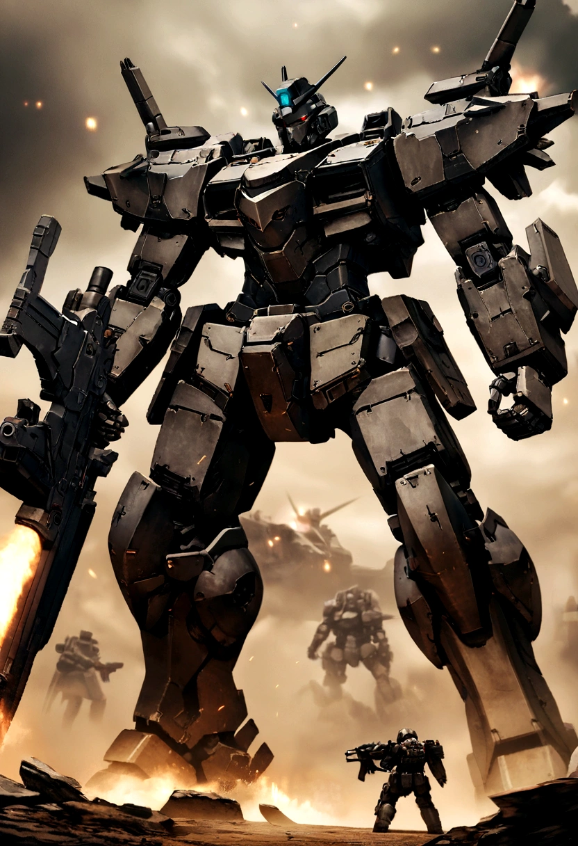 Armored Core,Black Machine,battle,robot,TRPG Standing Picture,Standing picture material,background through