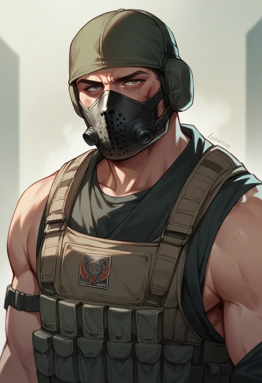 Create an Image of Call of Duty Mask Man