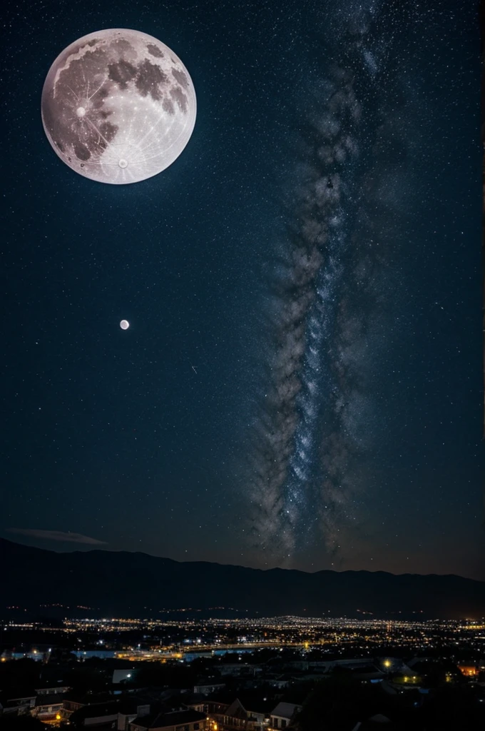 Imagine, 11 stunning moons in the night sky