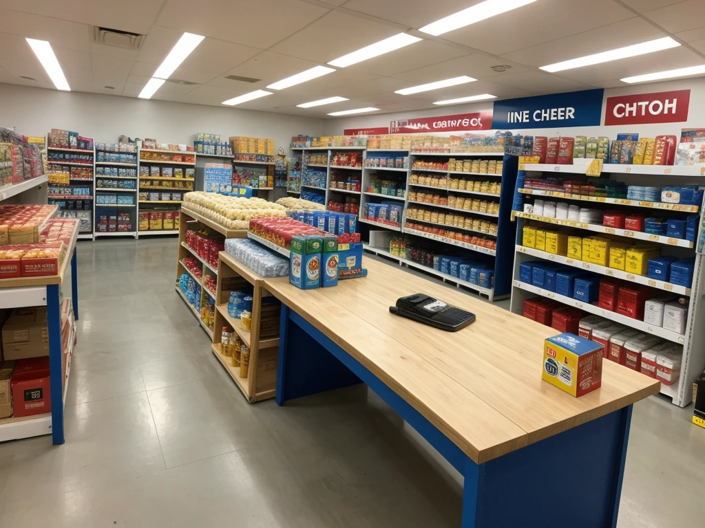 in the shop center