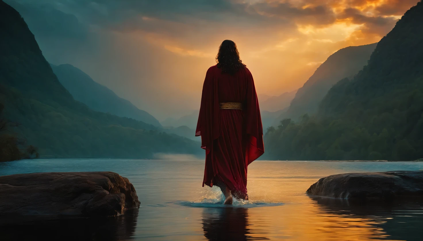 Jesus walking on water
