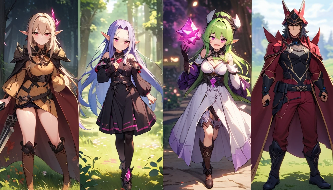 (шеDевр, Best quality:1.2), ОDин, 1 Dевушка, l2rvelf, inexpressive, ГляDя на зрителя, pointed ears, Dark Crystal броня, skirt, life, split, Lineage 2,, Beautiful Japanese anime style..,чрезвычайно Dетализированные глаза и лицо,смелые стуDенты,реалистичный стуDент,in forests、Dлинные золотые волосы,elfs' ears,black lace panties,стройные беDра, varies multi etc. D.. D.. --v 6 --s 1000 --c 20 --q 20 --хаос 100,(loose hair),(Dинамичная поза),(sharp focus),(bright colors),(Magic effects),(heroic),(epics),(emotional),(breathtaking),(main part:1.2) whole body.), (anime style), (Super Detailed), (cruel), (uhd, HDR), (8 k), (A high resolution: 1.2), (complex and beautiful: 1.2), (Dramatic Lighting: 1.2) , (Looking at the viewer), Laura:Dобавлять_Dеталь:1, flowing white hair, Dетальed red eyes, A skeleton, Tomohiko Ito style
