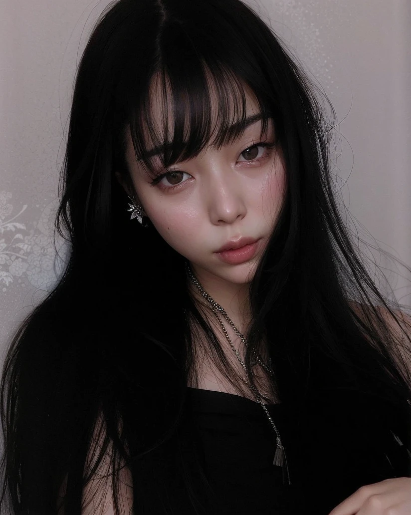 There's a woman who's smoking a cigarette in her hand, coreana, beautiful south mulher coreana, mulher coreana, Japanese model, chinesa, gorgeous young mulher coreana, Asian girl, deusa japonesa, Xisionwu, cruel korean goth girl, young Asian girl, beautiful chinese model, beautiful Asian girl, asian features, beautiful young mulher coreana, gongbi