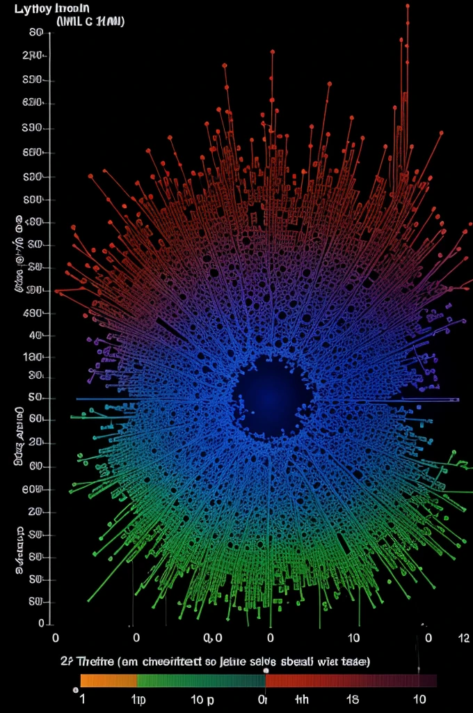 A flow cytometry histogram of acute lymphoid leukemia
