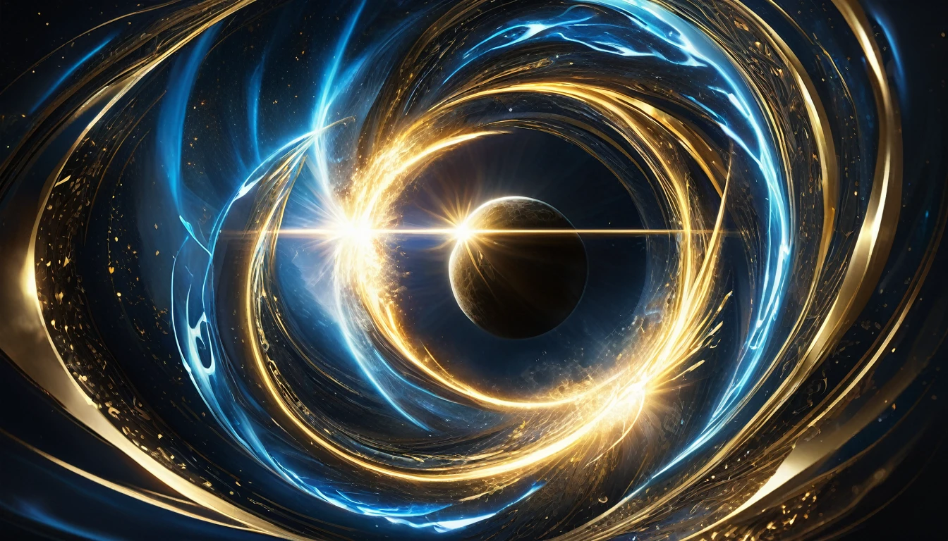 Hyper-realistic cinematic photographic patterns, lighting and ultra-detailed image. I will send a text and in this text you must analyze and suggest images to illustrate and create prompts for generating these suggested images. To create these images you must follow some parameters listed below: Divine Authority in Creation: Hebrew letters representing the word "Light" (אור) emerging from a vortex of energy, symbolizing the word of God gaining form and power. Divine calligraphy with touches of futurism. Background in shades of black and blue, with the letters and light in bright white and gold. The letters must be in the center, emerging from a vortex or explosion of light, with waves of energy radiating outwards. The image must convey effectiveness and the power of the word of God, bringing something into existence in a spectacular widescreen image format with 4K resolution.