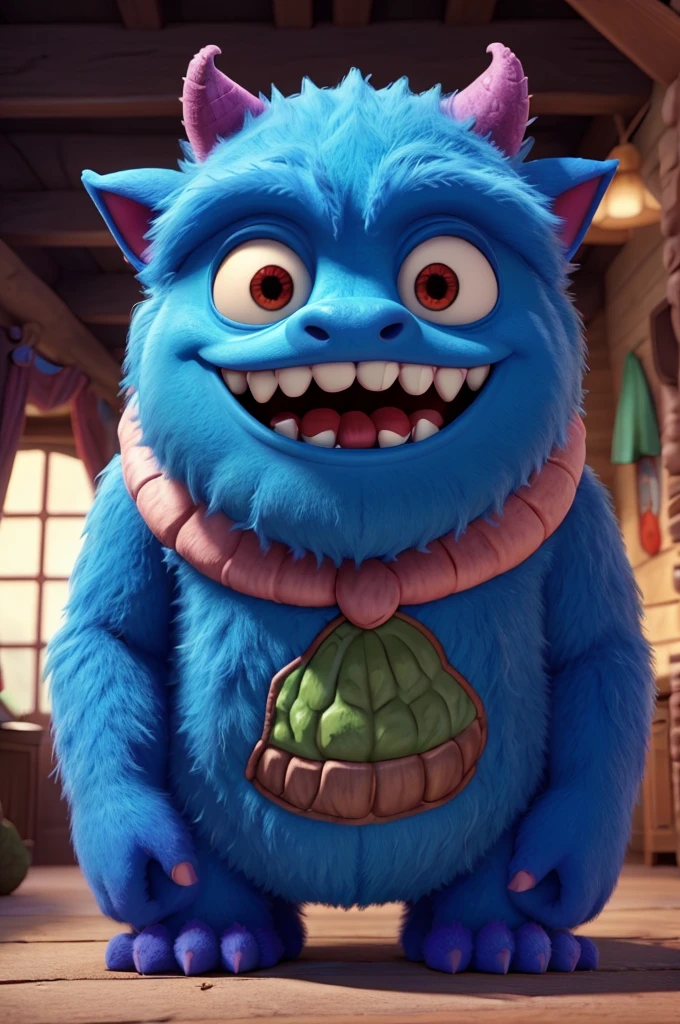 Create a 4k resolution image of a funny cartoon monster. The monster should be colorful and have exaggerated features, such as large eyes, a big nose, and a toothy grin. It could be holding a funny prop, like a giant lollipop or a teddy bear. The overall tone of the image should be lighthearted and playful.
Additional details:
* The monster could be any kind of creature, such as a furry beast, a mischievous imp, or a scaly reptile.
* The setting could be anywhere, such as a child's bedroom, a haunted forest, or a bustling city street.
* The monster could be doing anything, such as chasing its tail, playing with other creatures, or causing harmless mayhem.
Here are some additional prompts that you can use:
* Create a funny cartoon monster that looks like it's having a blast at a party.
* Draw a mischievous cartoon monster that's up to no good.
* Illustrate a cuddly cartoon monster that's too cute to be scary.