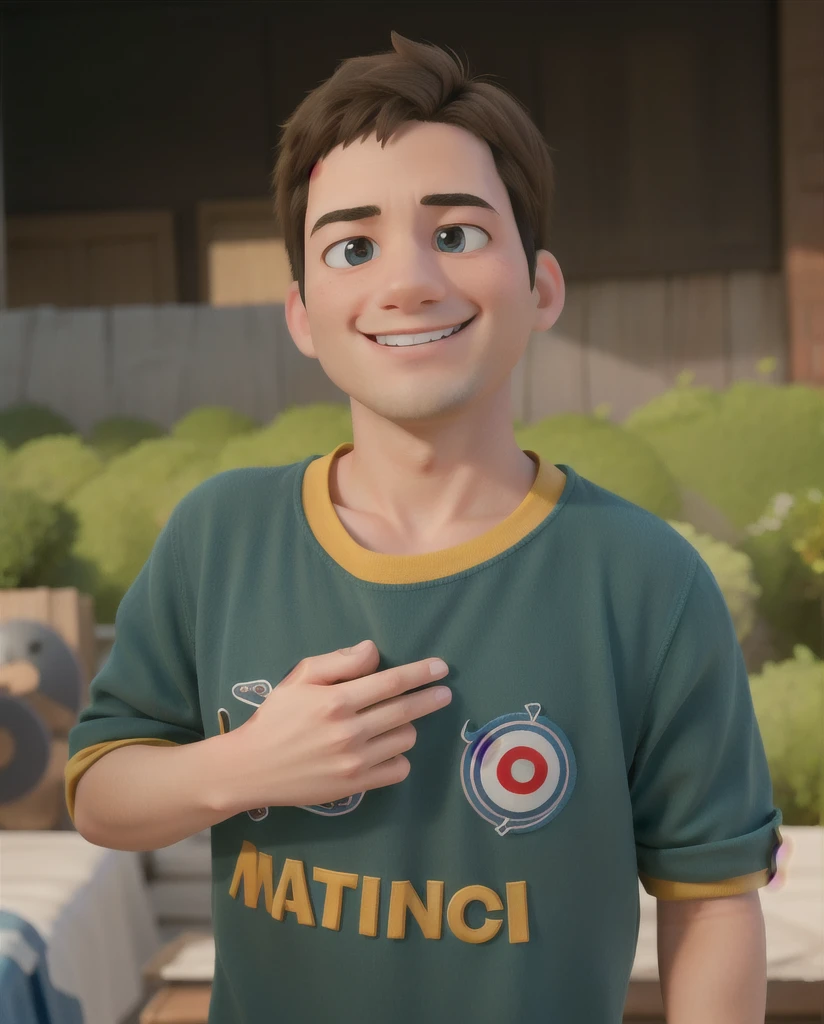 A 7 to 8 years old disney pixar style, high qualiy, best qualityer
