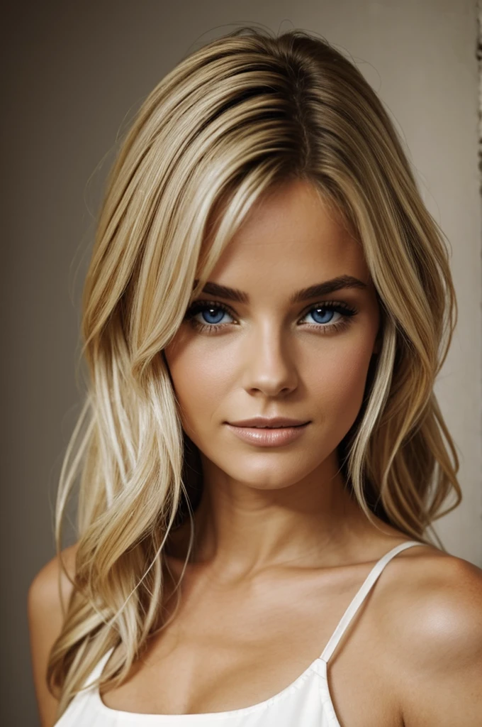 French blonde woman