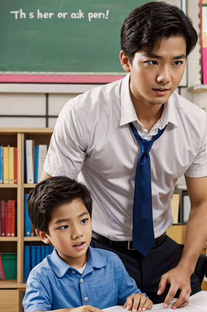 Teacher and boy moral story thumbnail