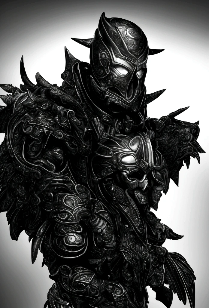 Brasão de time Warrior Black, transparent background and black details