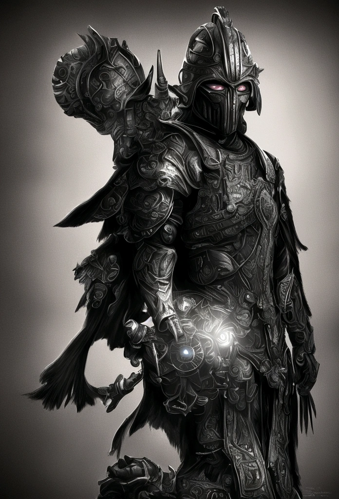 Brasão de time Warrior Black, transparent background and black details