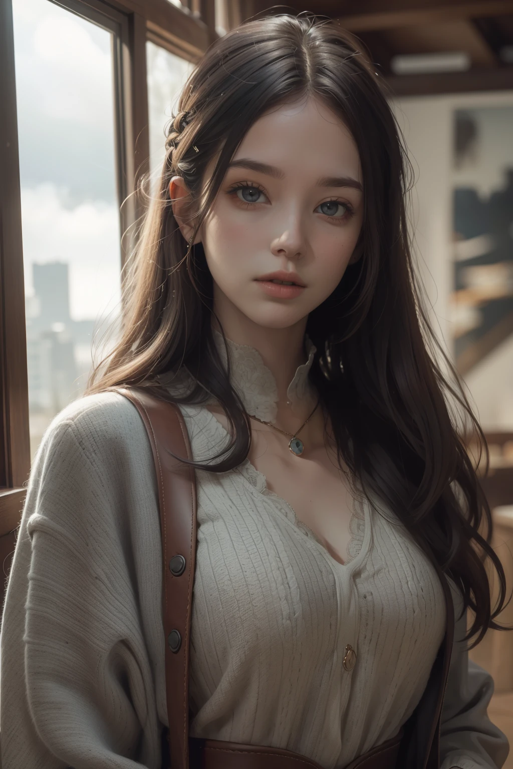 ((best qualityer)), ((work of art)), (detailded), high qualiy, 8K Ultra-HD, 1 adventurer similar to the works of JRR TOLKIEN