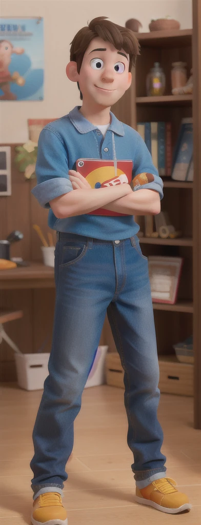 8 years old Disney Pixar style, high qualiy, best qualityer