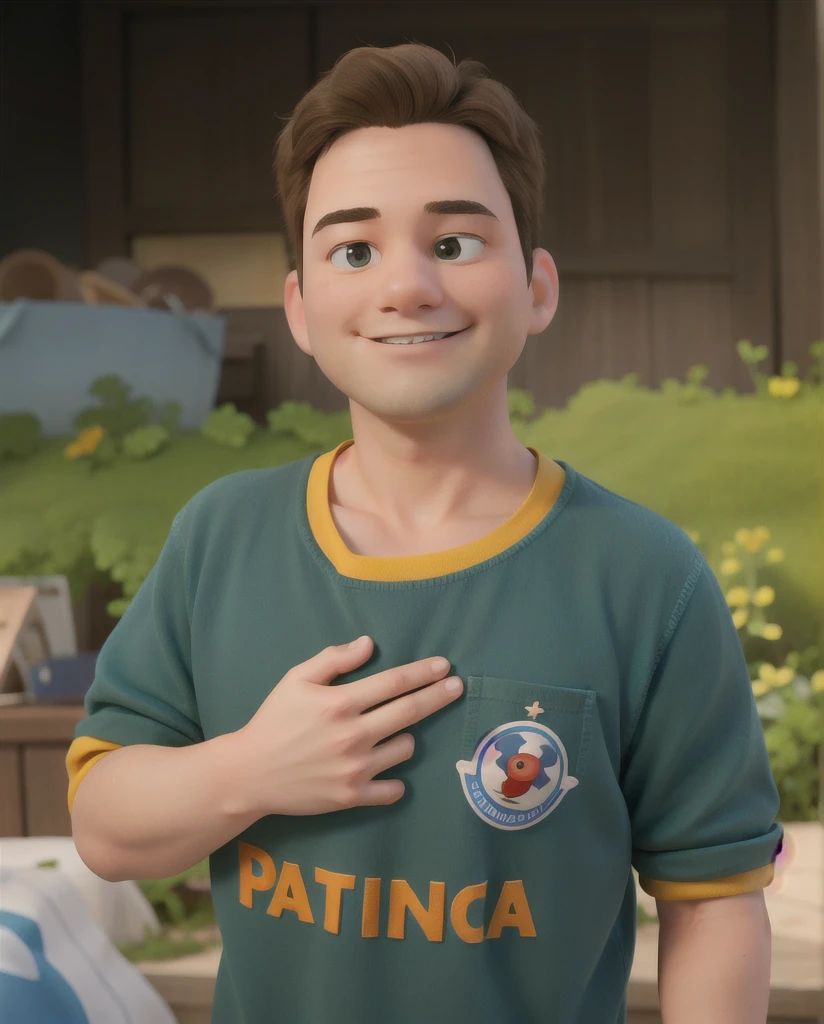 6 years, disney pixar style, high qualiy, best qualityer, plumpness, low hair