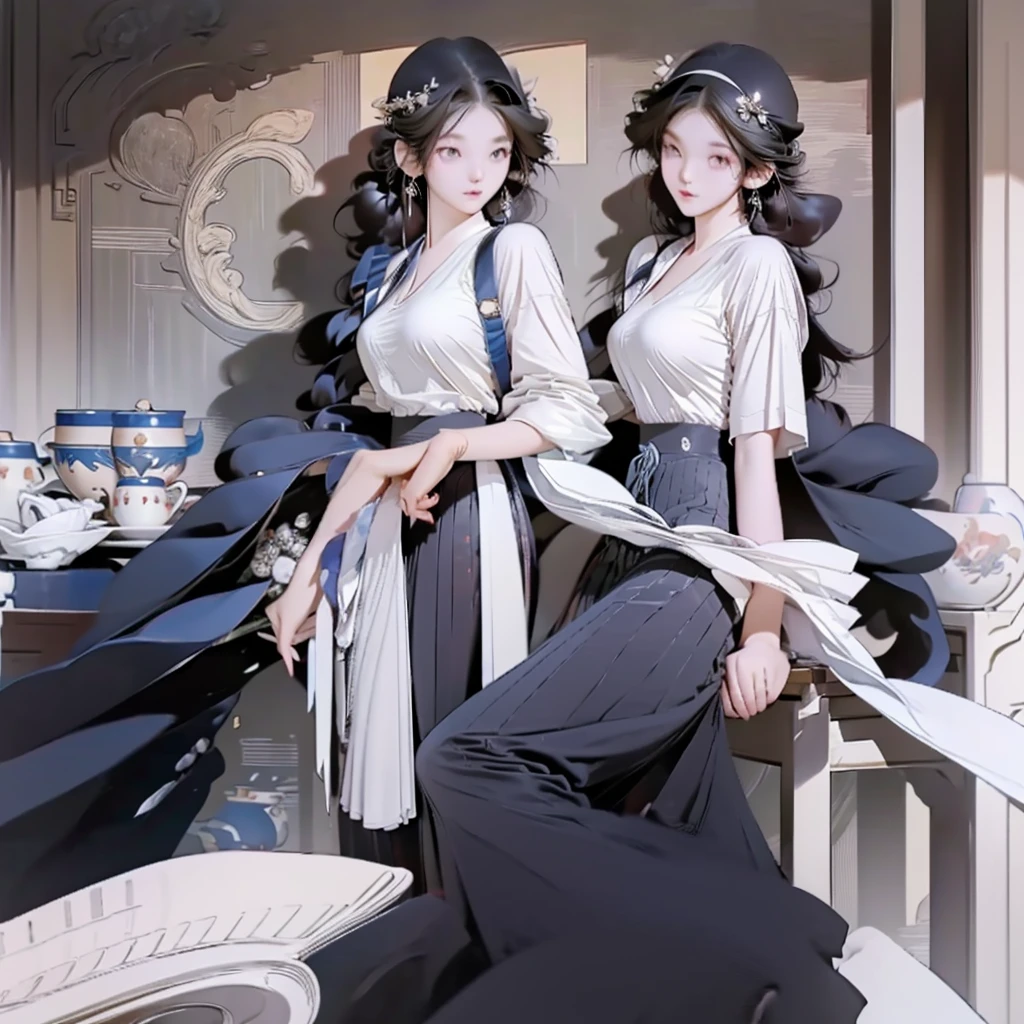 ( best quality、8k、masterpiece、Practical:1.3 )、 1 female、( A garden with a classic and famous castle as the background )、( Very high quality dark background : 1.2)、Natural bright sunlight、Blue sky、Brown hair tied up、Beautiful Women in Perfect Shape: 1.4、Highly detailed face and skin texture、Delicate eyes、double eyelids、far away : 1.2 、I can see the whole body、White maid、White maid headband、Ruffled shirt、Ribbon Tie、apron、High heel 、 ( Skirt lift show : 1.3 )