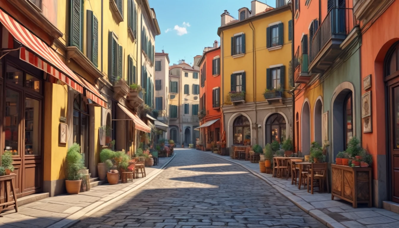 City scene,3D stereoscopic style,daytime,Bright colors,Morandi color matching style,Rich in architectural details,Ultra-detailed,Ultra HD,8K,(masterpiece),(Ultra-detailed)