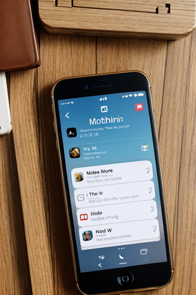 Mother subscribe i phone in one photo frame