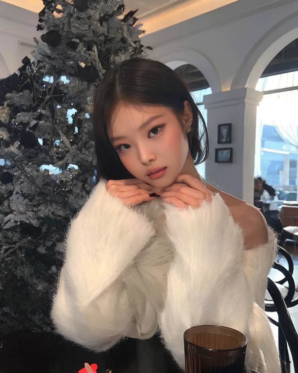 Face KIM JENNIE from BLACKPINK, fotorrealiste, ultrand, 8k.