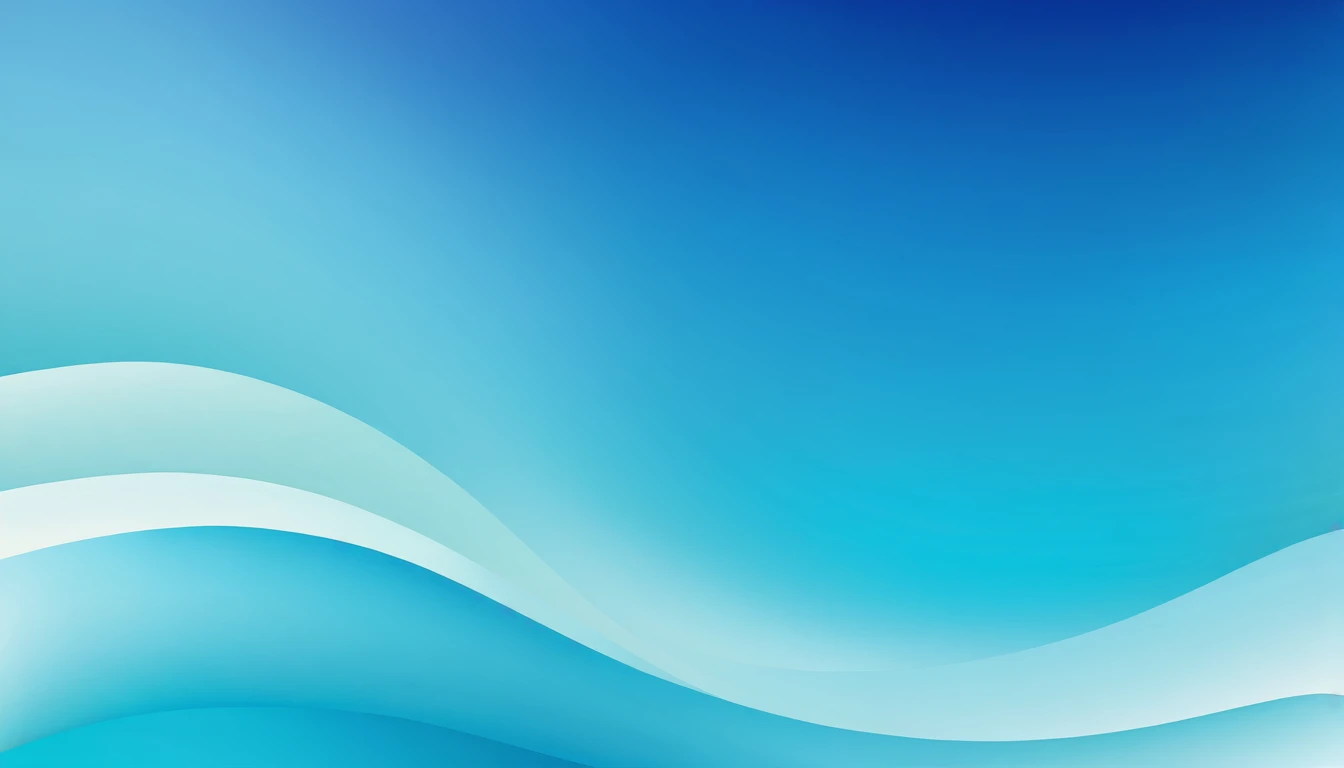 Design a vibrant blue gradient with hints of turquoise and sky blue, perfect for a refreshing summer-themed image.