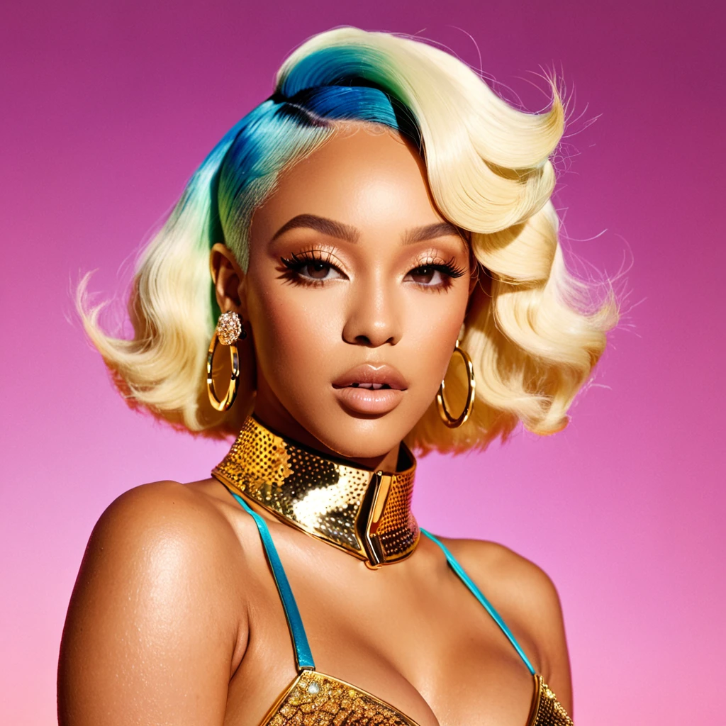 Promotional Photo for Pop Rap Single Monster by artist called Doja Cat, monsters, supernatural 