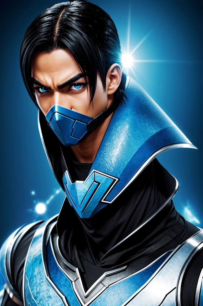 Sub Zero without MK 3 mascara/MSE 3, anime style 