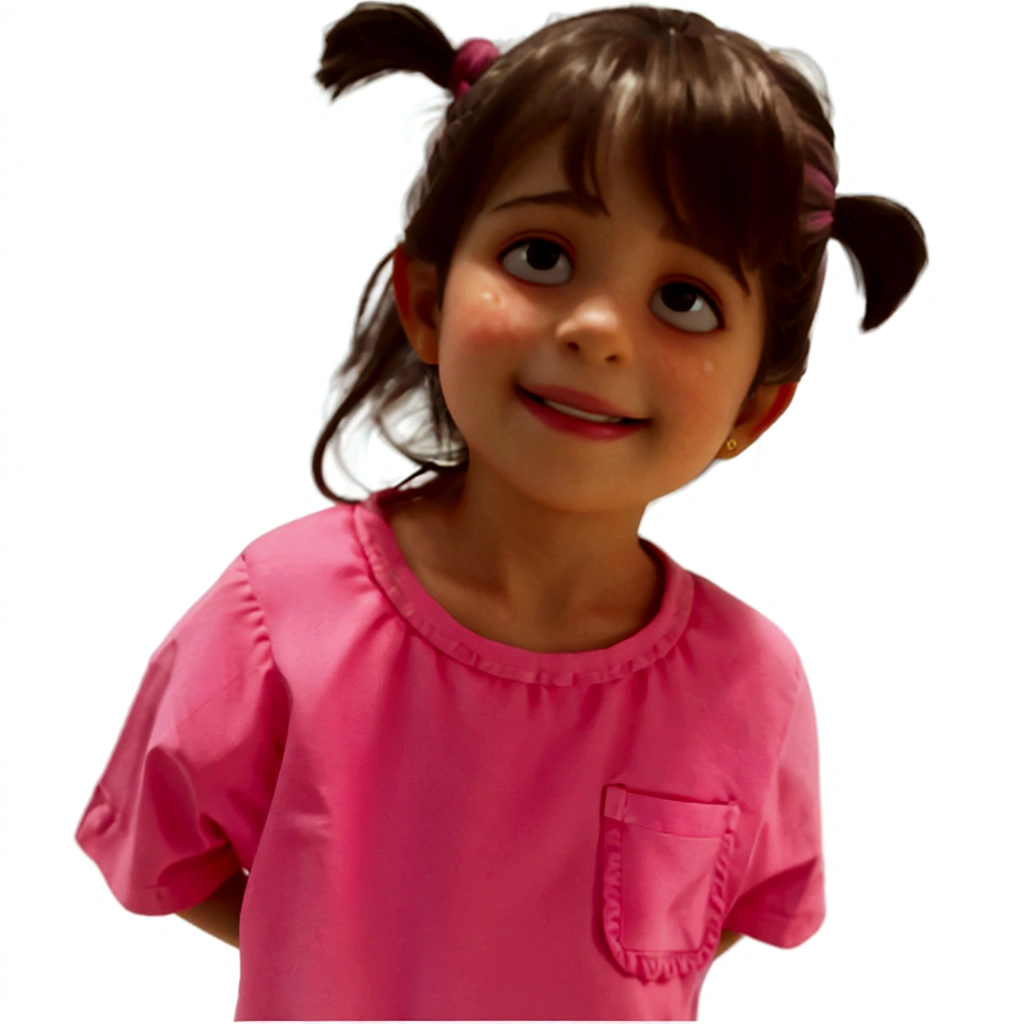 there is a  that is smiling and wearing a pink blouse, 2 years old, Youngh , 4 anos, Youngh girl, cute Youngh girl,  Pink, rosy cheeks, Little , pink blouse, beautiful pink , braids, alanis guillen, Katelynn mini estilo fofo, rosy cheeks, children, two braids hairstyle