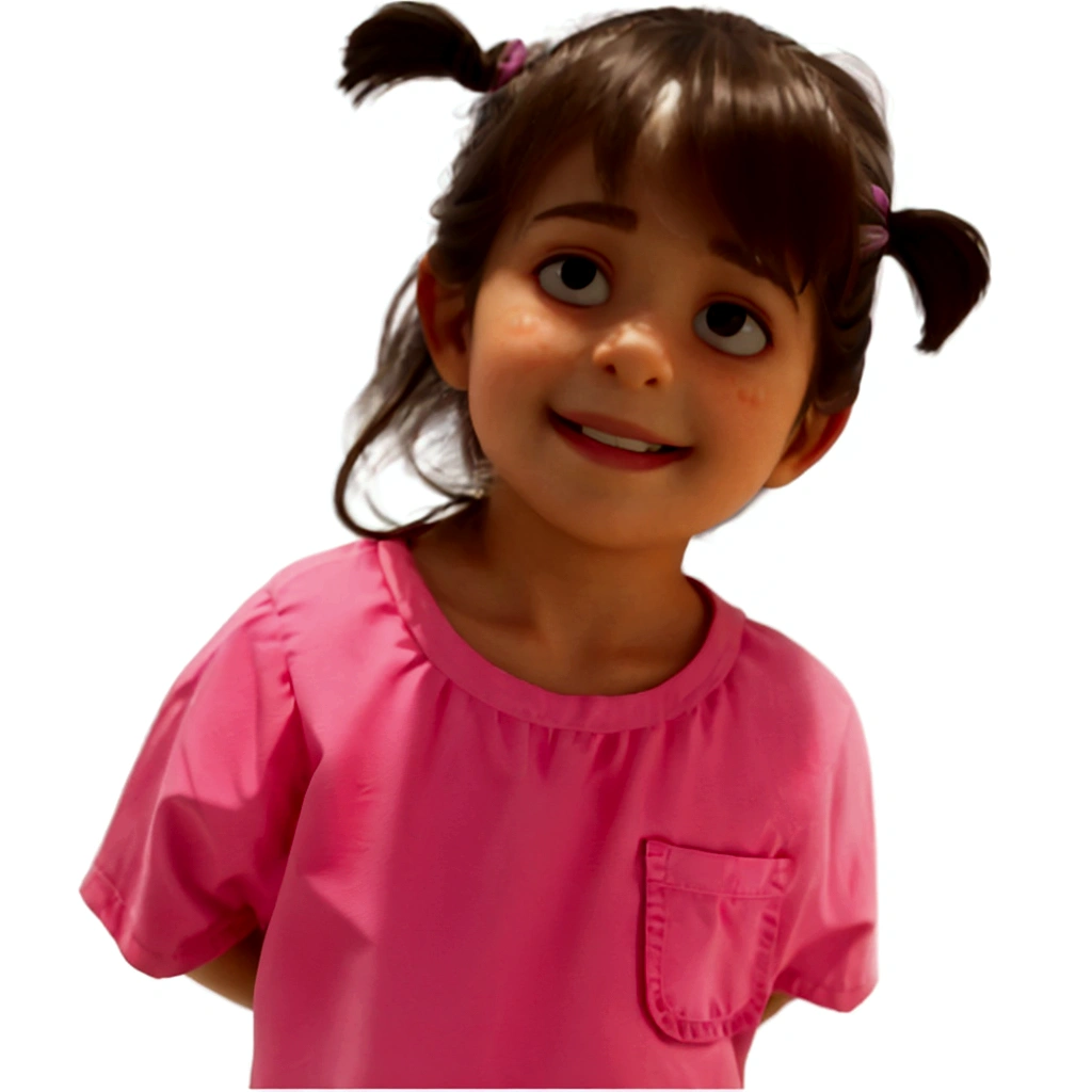 there is a that is smiling and wearing a pink blouse, 2 years old, Youngh , 4 anos, Youngh girl, cute Youngh girl, Pink, rosy cheeks, Little , pink blouse, beautiful pink , braids, alanis guillen, Katelynn mini estilo fofo, rosy cheeks, children, two braids hairstyle