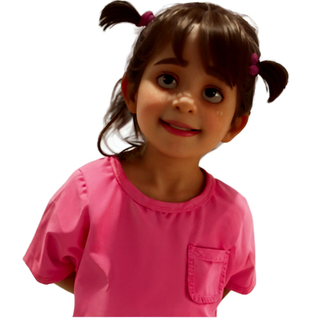 there is a  that is smiling and wearing a pink blouse, , Youngh , 4 anos, Youngh girl, cute Youngh girl,  Pink, rosy cheeks, Little , pink blouse, beautiful pink , braids, alanis guillen, Katelynn mini estilo fofo, rosy cheeks, children, two braids hairstyle