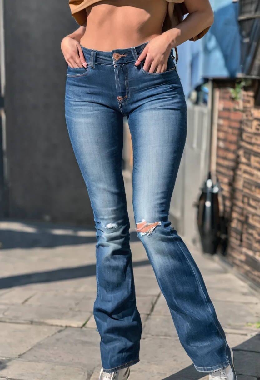 Big hip in jeans 