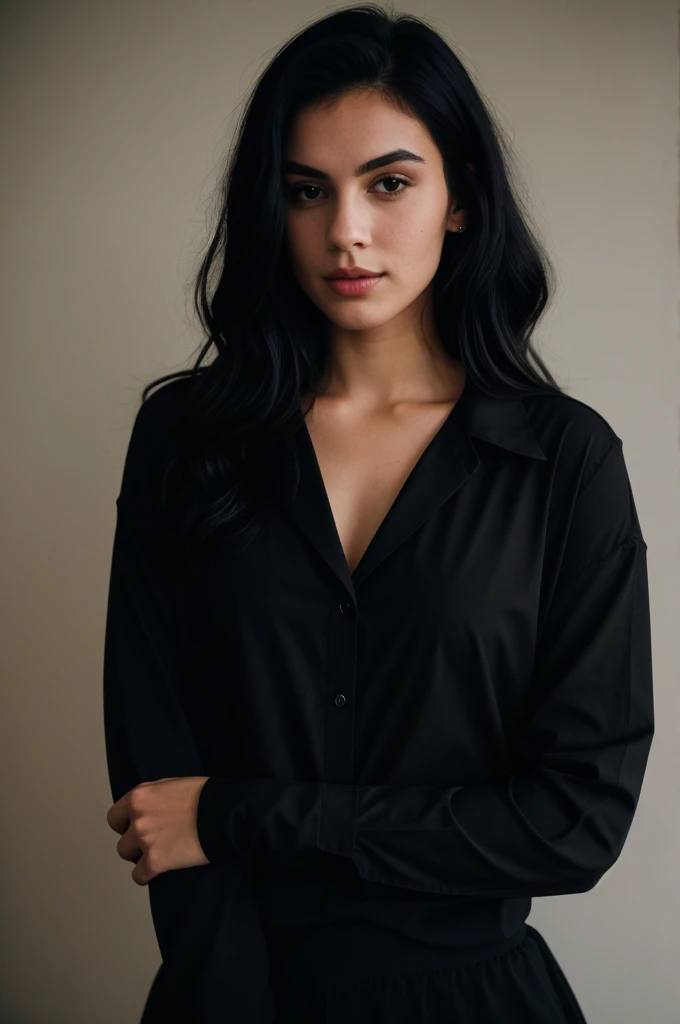 Kameron beloch black  gloves black black  i am black  and black hair black shirt all black 