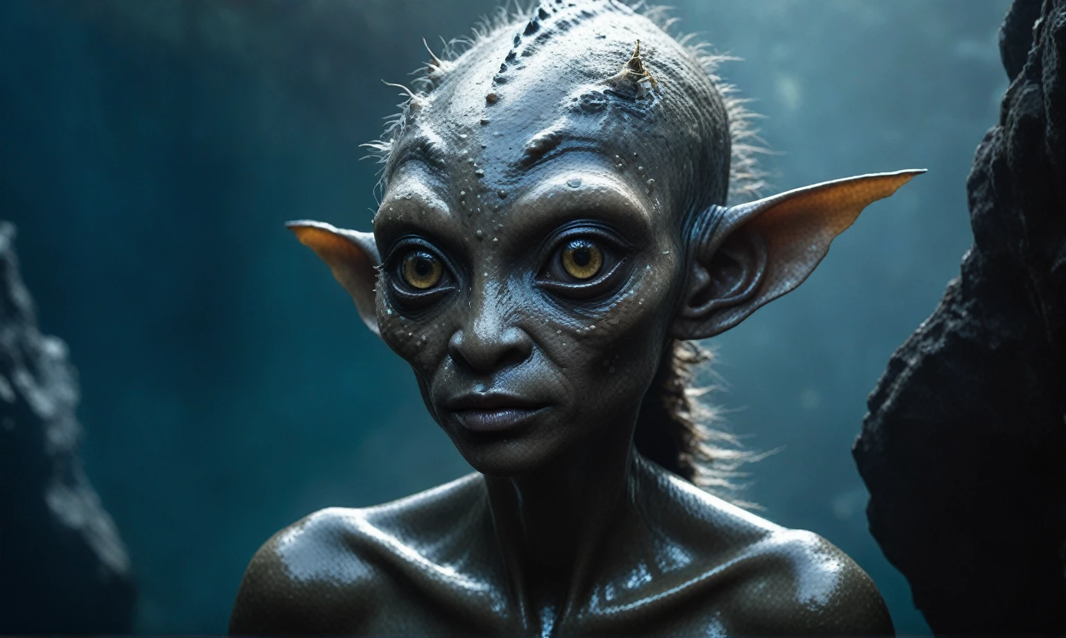 full body shot,beggar deep niobium paladium The Alien Entity,native italian babychild, wants eat,survival in criminal city of future, Technicolor,natural skin textures, hyper realism, hyper detailed,Extremely detailed,High contrast,Masterpiece,Realistic,Ultra Detailed, intricate details,realistic humid leather,extremly intricate,Epic Realistic, cinematic style,irina yermolova,high contrast,hdr,extremely detailed, deep night landscape photo,masterpiece,intricate details,faded,eyes extremely detailed, high detailed eyes,8k resolution,RAW,retina, Nikon Z9,China,orc, Guangxi Zhuang ,tkt style, perfect, Elf,kiwi,transition between two art styles, Ink painting to photorealism, Double contact, X-ray, Creative, vivid light, masterpiece, fantasy, Abstract, Surrealism, super detailed, high resolution, stop:35;(((creature with a spectral and ghostly appearance)). Her skin is pale, almost translucent,ancient rock paintings of the first people,sharkfish's leather