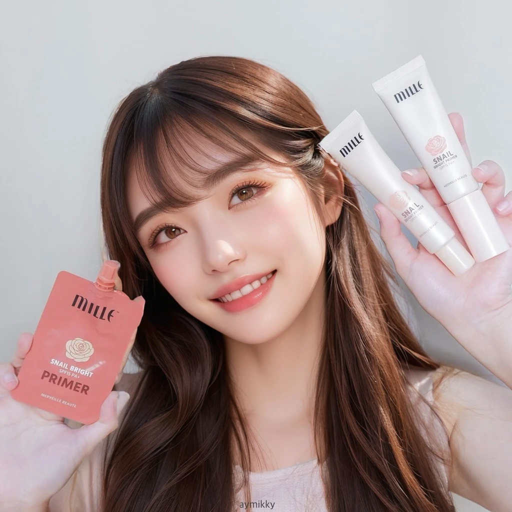 raw, realistic, soft makeup, long hair, pick color hair, no makeup, portrait, looking at viewer, Confident grin