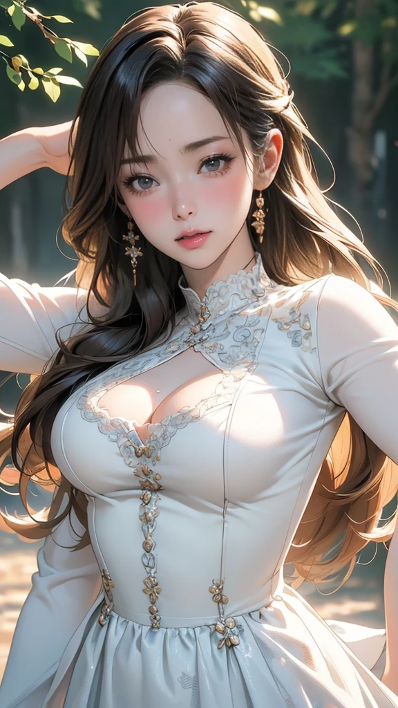 (random cute clothes),(random pose),(Thin type:1.8),(big breasts),(random hairstyle),(Highest image quality,(8k),ultra-realistic,best quality, high quality, high definition, high quality texture,high detail,beautiful detailed,fine detailed,extremely detailed cg,detailed texture,a realistic representation of the face,masterpiece,Sense of presence)