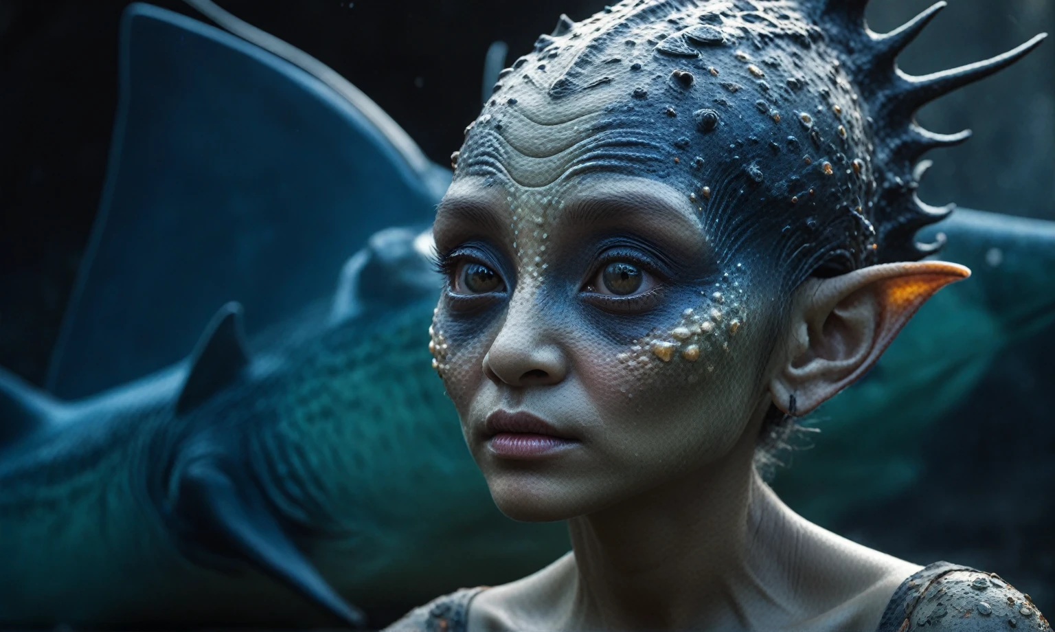 full body shot,beggar deep niobium paladium The Alien Entity,native italian babychild, wants eat,in castle of future, very kind,Technicolor,natural skin textures, hyper realism, hyper detailed,Extremely detailed,High contrast,Masterpiece,Realistic,Ultra Detailed, intricate details,realistic humid leather,extremly intricate,Epic Realistic, cinematic style,irina yermolova,high contrast,hdr,extremely detailed, deep night landscape,masterpiece,intricate details,faded,eyes extremely detailed, high detailed eyes,8k resolution,RAW,retina, Nikon Z9,China,orc,Li River in Guangxi Zhuang of China,tkt style, pointed ears,perfect, Elf,transition between two art styles, Ink painting to photorealism, Double contact, X-ray, Creative, vivid light, masterpiece, fantasy, Abstract, Surrealism, super detailed, high resolution, stop:35;(((creature with a spectral and ghostly appearance)). Her skin is pale, almost translucent,ancient rock paintings of the first people,sharkfish's leather