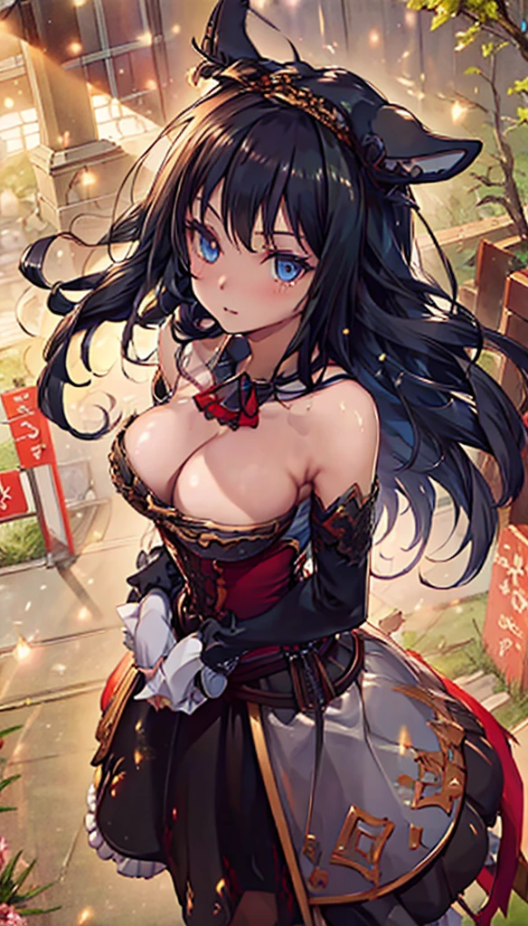 ((top quality)), ((masterpiece)), (detail), high resolution, perfect face, detailed eyes, fine eyes, 1 beautiful girl, Victorian blouse, medium breasts,