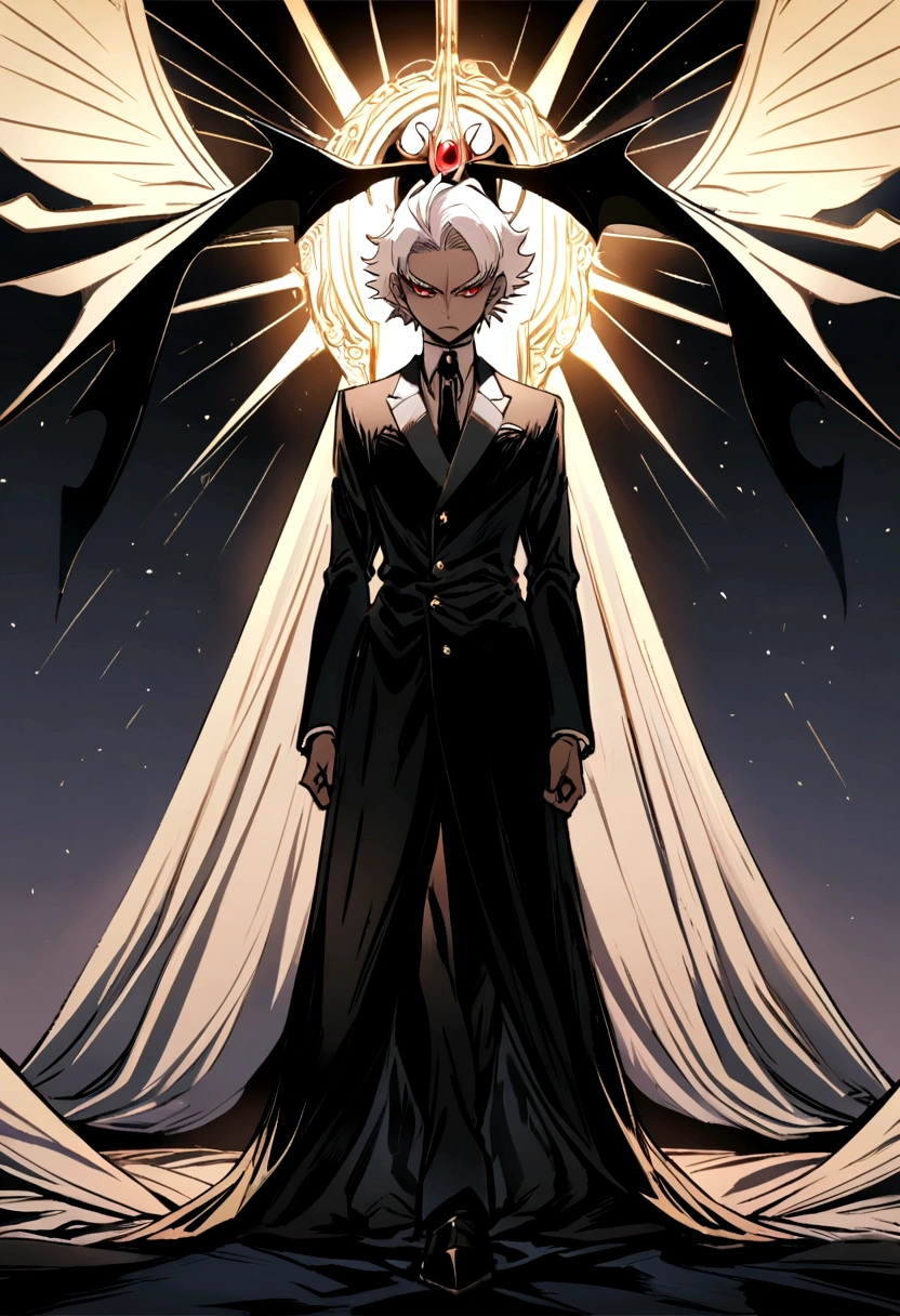 Akira Fudo, Devilman Crybaby, Male, with black clothes