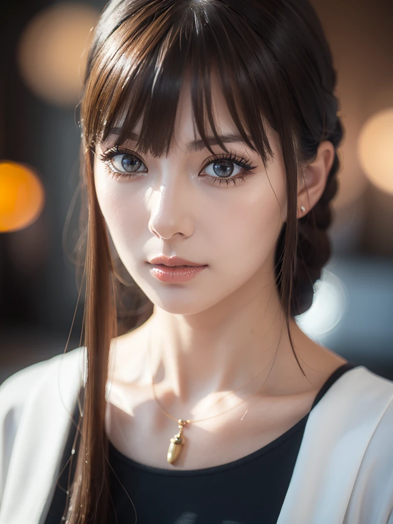 a beautiful young russian woman, detailed face, (high quality, 8K, hdr, studio lighting, physically-based rendering, professional, vivid colors, bokeh:1.2), photorealistic, stunning eyes, long eyelashes, flawless skin, light brown hair, tight waist, necklace,  long hairstyle, vivid colors, masterpiece, best quality, confident expression, ultra-detailed, (realistic:1.37), beautiful figure, gorgeous lips, 眠っている