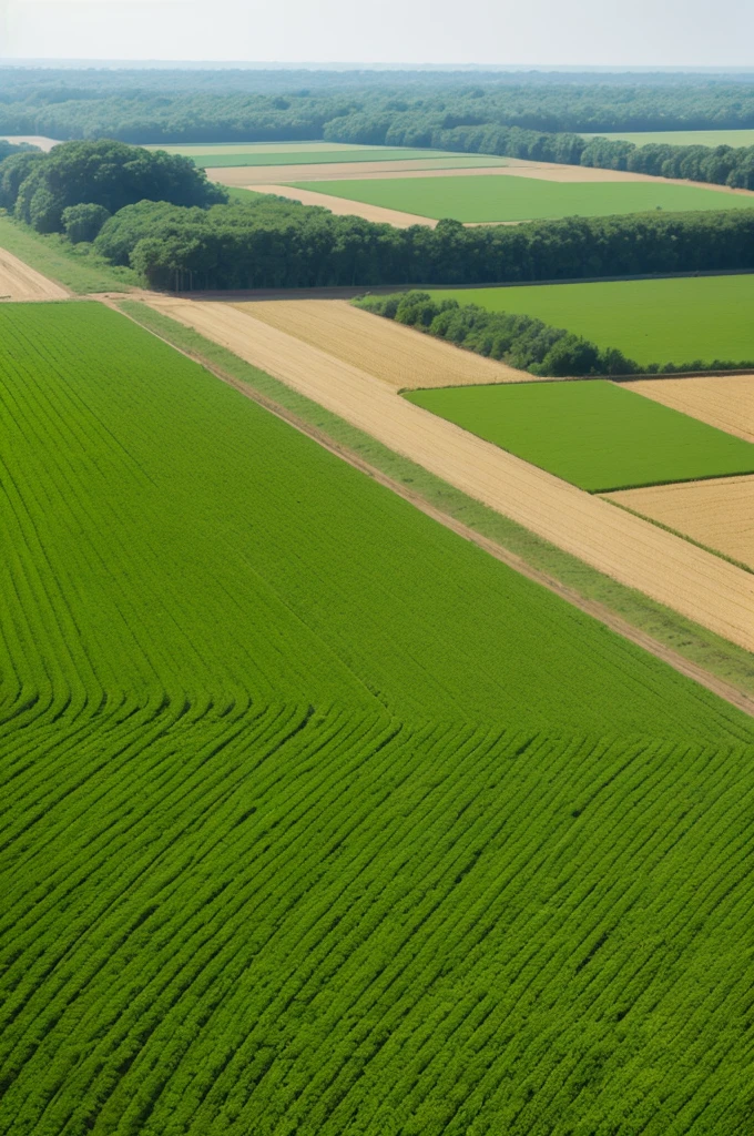 Wheat plantations