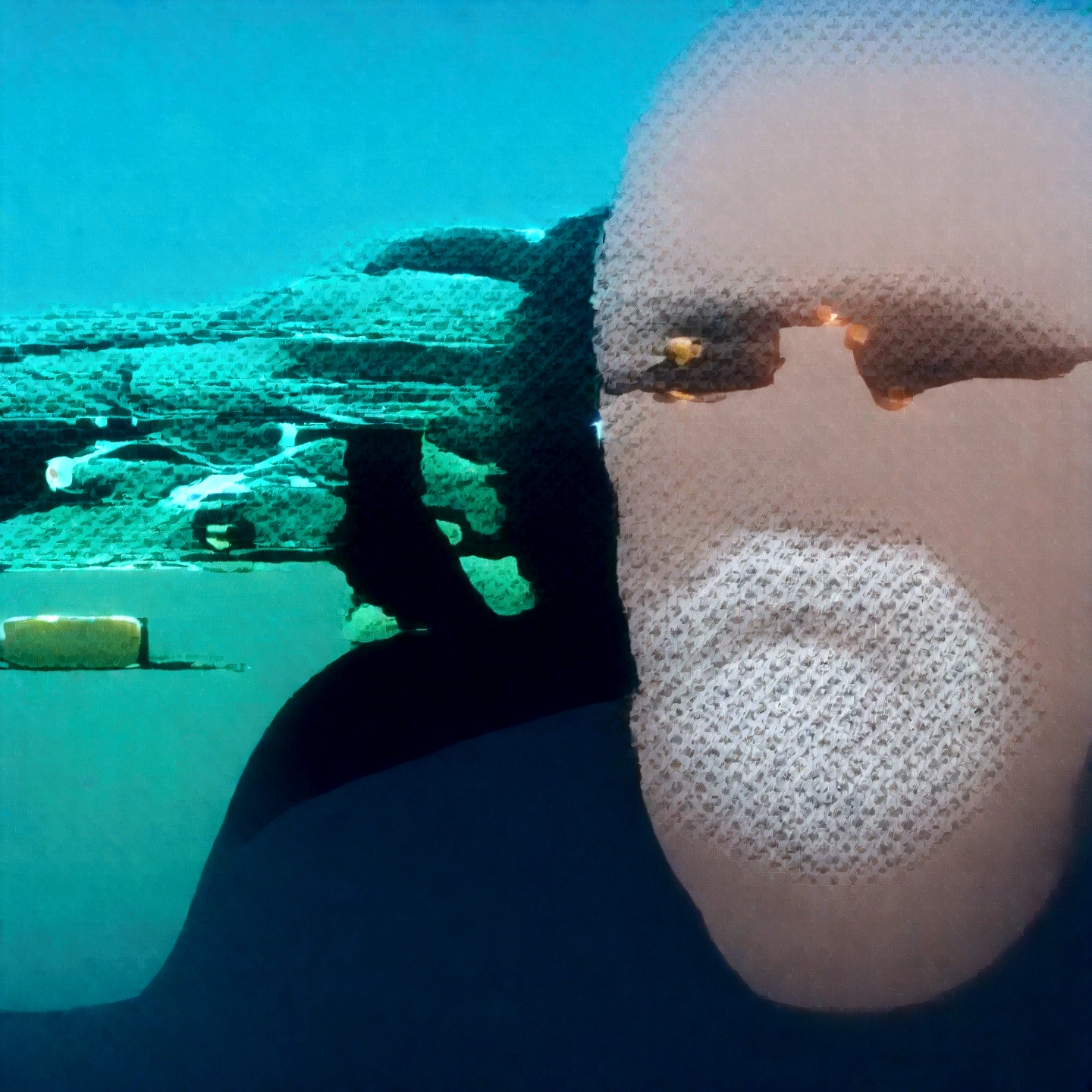 Cartoon character of a man with white hair and blue shirt, with white beard, an animated character, stylized character, animation style rendering, 3d stylized, Arnold Maya rendering, Stylized 3D rendering, toon render screenshot, 3d character, 3d character, Stylized 3D rendering, 3D character rendering, cartoon character, Personagem de close up, character posing, (Pixar-style) (master part:1.2) (bokeh) (best qualityer) (skin detailed) (detailed texture) (8K) (Argilla) (cinematic lighting) (sharp focus，Sit down and lift your upper body