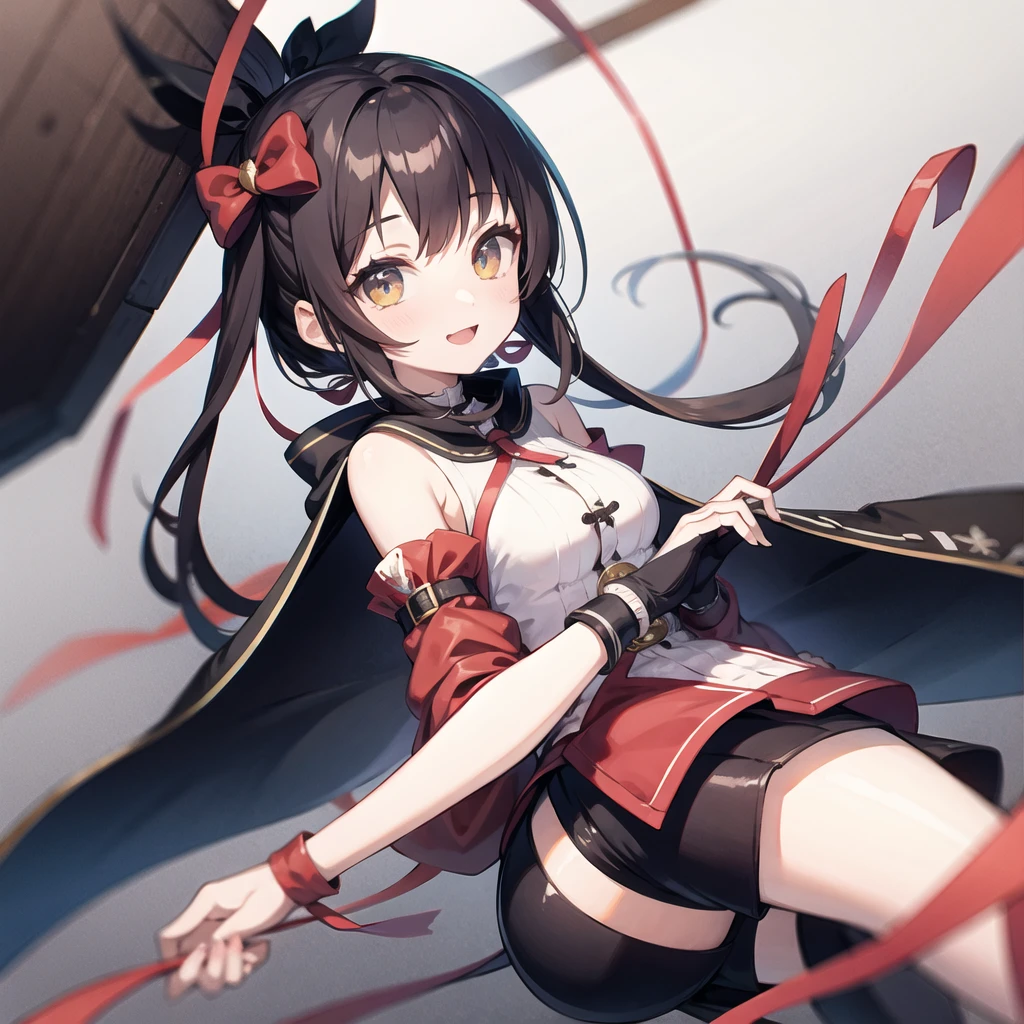 ((Highest quality)), ((masterpiece)), (detailed), One girl, Ruffled clothing, Clothes with ribbons, Half Twin Tail, human, Tanabata