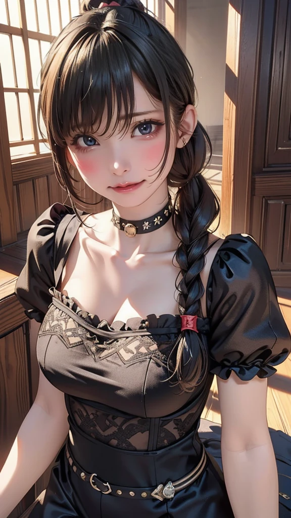 (Thin type:1.5),(large breasts),(random hairstyle:1.2),(Highest image quality, (8K), Ultra-realistic, Best Quality, High quality, High Definition, high quality texture, high detailing, Beautiful detailed, fine detailed, extremely details CG, Detailed texture, realistic representation of face, masterpiece, presence)