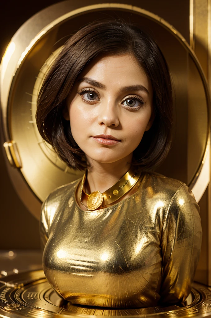 cartoon style character on finance theme. coin with big eyes. Good-natured, Curious, round gold