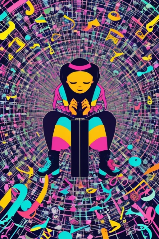 A background filled with scattered musical notes in various sizes and colors
A background completely filled with scattered musical notes in various sizes and colors, covering the entire screen.
beautiful girl colorful image
dj heddofwonn
Punking
black medium hair black medium hair
Five fingers Baggy clothes Baggy clothes