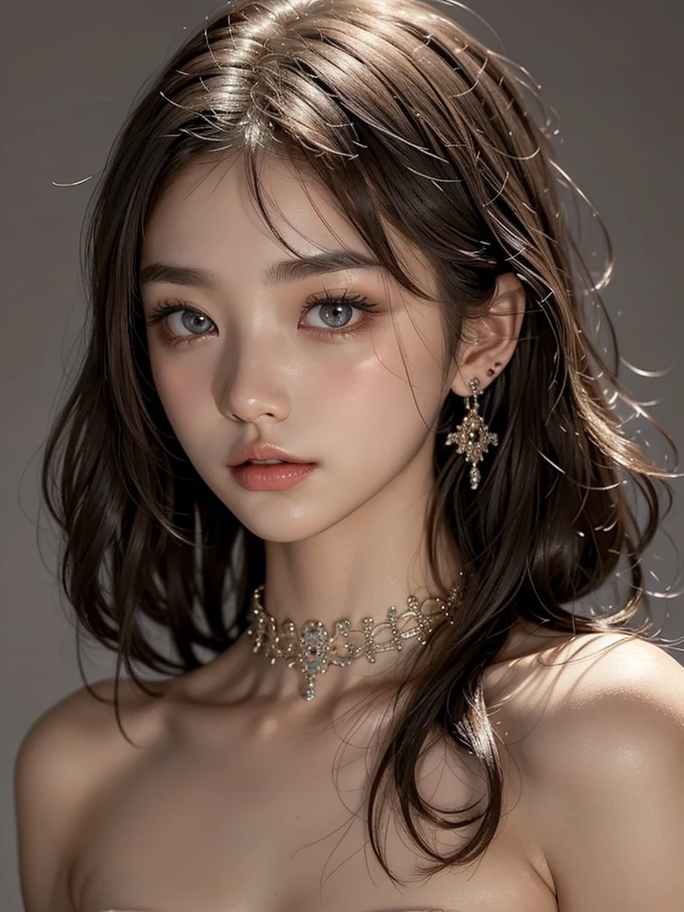 4K,((Highest quality)), ((masterpiece)) , BREAK,((((one girl)))),(Gaunt:1.2),(detailed),((in the living)),((One girl)),((nude)),naked,(()),((flat chest:1.7)), (stare at viewer with stern eyes:1.5),((one girl)),(bitting own lip:1.1),(angry:0.9),nose blush,(shamefull:1.2),(bob cut hair),surprised, ((beautiful realistic face)),((intricate choker necklace)), ((intricate earrings)), beautiful korea women, beautiful young south korea women, young and adorable korean faces, gorgeous young korean women, korean girls, girls cute beautiful faces, korean female idol portraits, young and cute asian faces , cute natural anime faces, asian cute faces,((finely detailed face)),((symmetrical eyes)),((glistening eyes)),((glistening eyes )),((large eyes)),(( pretty eyes)),(detailed),Perfect Face,((One girl)), ((clear eyes)),((show nipples)),((beautiful skin)),(don't wear anything) ,(((show nipples))),(upper body),((naked)),