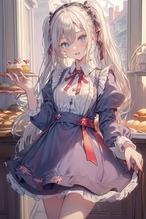 (perky chest:1.2), (pointed chest:1.2),(((Black Tunic:1.3))),(((cakes and bread in the basket),Cute and beautiful girl,Cute round face,Cute smile,with blush cheeks,Red Lip,a girl 22 years old, nsfw:1.2, beautiful body:1.3), shinny skin, BREAK, ((alice in the wonderland:1.3, cute, kawaii, lovely, funny, a girl falling down from sky:1.3, girl flying in sky:1.2, girl floating in air:1.3, rolling upskirt by wind:1.5, (with sparkling eyes and a contagious smile),open mouth, Looking at Viewer, surprised, putting hands on crotch over the skirts:1.35)), BREAK, ((floating things as follows:1.3, PlayingCards, Trump, tea cup, tea pot, tea spoons, pocket watch:1.3, lip sticks, candies:1.2, cookies, jam bottles, classical door_keys)), ((long purply_Blue dress :1.5, wearing long flaired skirt:1.3, the skirt is blowing:1.3, cute White Apron, black stockingedium long platinum-blonde hair:1.2, twin tail hair:1.6, tied hair with a large ribbon), (Blue eyes, bright pupils with highlights, detailed eyes), (lying down on your back:0.7, spreading legs with rising up straight:0.7), sexy posture, fantastic colorful art, (fantasy art:1.2, wondered images), ((correct anatomy:1.5, perfect anatomy:1.3, correct hand, small foot:1.2)),
