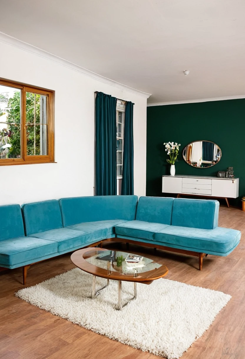 living room, 60s,
